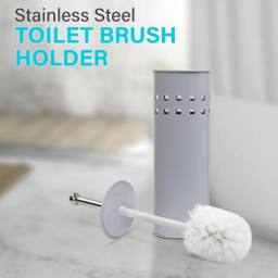 SPETLEK TOILET BRUSH & HOLDER SET GREY - thumbnail 4