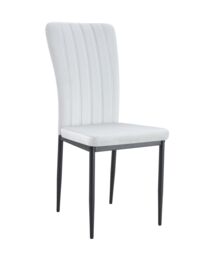 MCC Direct Set of 2 Velvet Dining Chairs Padded Upholstered Accent Chair Elle in Beige - thumbnail 4