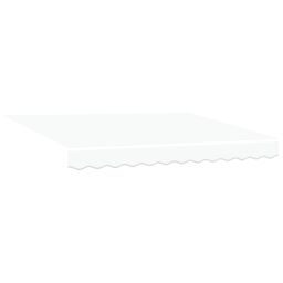 Berkfield Home Manual Retractable Awning with LED White 350x250 cm - thumbnail 2