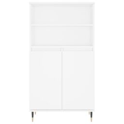 Berkfield Home Highboard White 60x36x110 cm Engineered Wood - Size: 60 x 36 x 110 cm - thumbnail 6