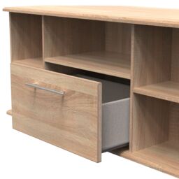 Ready Assembled 2 U Carlton Corner TV Unit (Ready Assembled) in Light Oak - Size: Medium - thumbnail 5