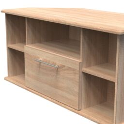 Ready Assembled 2 U Carlton Corner TV Unit (Ready Assembled) in Light Oak - Size: Medium - thumbnail 4