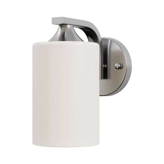 Kelvenix Minimalist Milk Glass Wall Light Lamp Body E27 Lamps Holder in White - image 1
