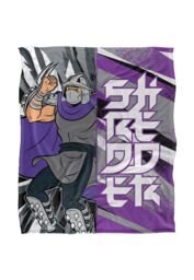 Teenage Mutant Ninja Turtles TMNT Shredder Silky Touch Super Soft Throw Blanket 152 X 127 cm in White - thumbnail 1