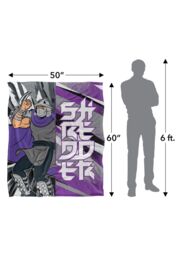 Teenage Mutant Ninja Turtles TMNT Shredder Silky Touch Super Soft Throw Blanket 152 X 127 cm in White - thumbnail 5