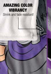 Teenage Mutant Ninja Turtles TMNT Shredder Silky Touch Super Soft Throw Blanket 152 X 127 cm in White - thumbnail 4