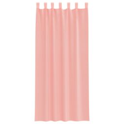 Berkfield Home Voile Curtains with Rod Pockets 2 pcs Pink - thumbnail 4