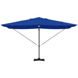 Berkfield Home Modern Azure Blue Cantilever Umbrella Azure blue Polyester canopy - thumbnail 6