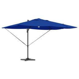 Berkfield Home Modern Azure Blue Cantilever Umbrella Azure blue Polyester canopy - thumbnail 1