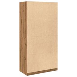 Berkfield Home Wardrobe Artisian Oak 100x50x200 cm Engineered Wood in Brown - Size: 100 x 50 x 200 cm - thumbnail 6