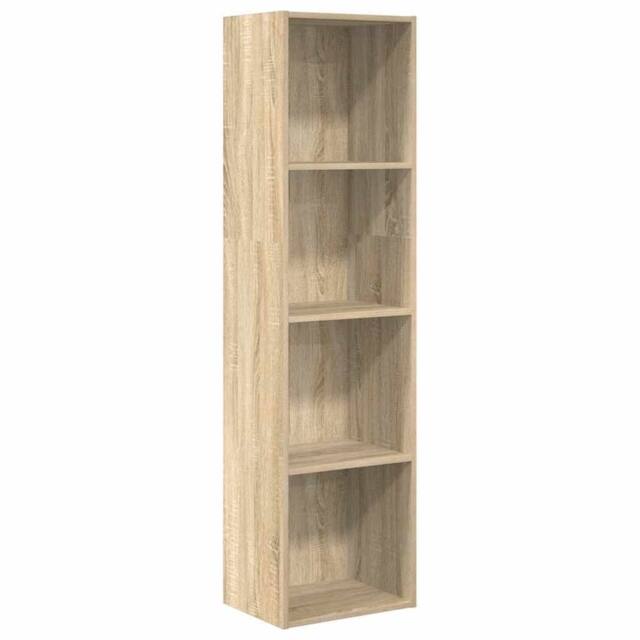 Berkfield Home Bookcase Sonoma Oak 40x30x152 cm Engineered Wood in Light Tan - Size: 40 x 30 x 152 cm - image 1