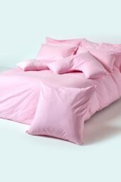 Homescapes Continental Egyptian Cotton Pillowcase 200 TC, 40 x 40 cm in Pink - thumbnail 4