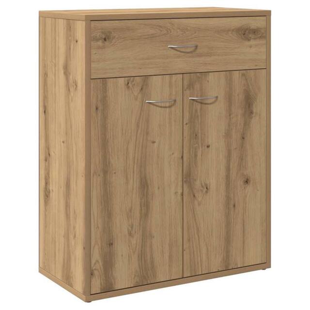 Berkfield Home Sideboard Artisan Oak 60x30x75 cm Engineered Wood in Brown - Size: 60 x 30 x 75 cm - image 1