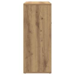 Berkfield Home Sideboard Artisan Oak 60x30x75 cm Engineered Wood in Brown - Size: 60 x 30 x 75 cm - thumbnail 5