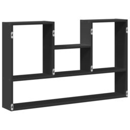 Berkfield Home Wall Shelf Black 99x15x60 cm Engineered Wood - Size: 99 x 15 x 60 cm - thumbnail 6