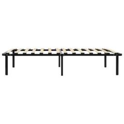 Berkfield Home Bed Frame without Mattress Black Metal 100x200 cm - thumbnail 4