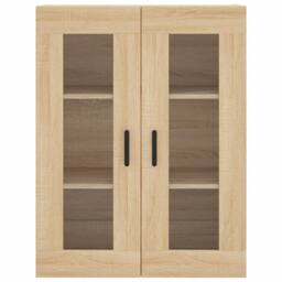 Berkfield Home Wall Mounted Cabinet Sonoma Oak 69.5x34x90 cm in Brown - thumbnail 6