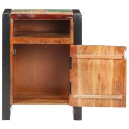 Berkfield Home Bedside Cabinet 40x35x55 cm Solid Reclaimed Wood in Brown - Size: 40 x 35 x 55 cm - thumbnail 3