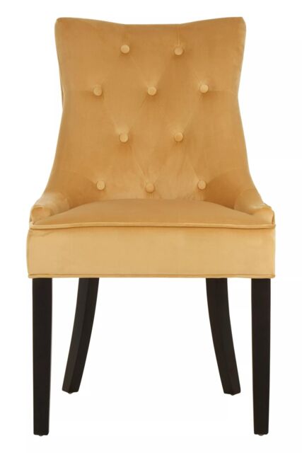Orsina Daxton Velvet Dining Chair in Gold - image 1