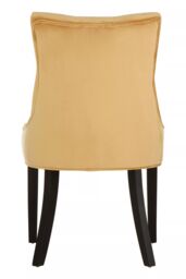 Orsina Daxton Velvet Dining Chair in Gold - thumbnail 4