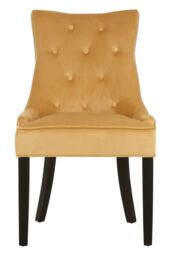 Orsina Daxton Velvet Dining Chair in Gold - thumbnail 7