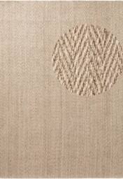 THE RUGS Villeroy & Boch 1851 Jute Rug Mirabelle Handwoven Chevron in Light Beige - Size: 200 cm x 300 cm - thumbnail 4