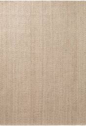 THE RUGS Villeroy & Boch 1851 Jute Rug Mirabelle Handwoven Chevron in Light Beige - Size: 200 cm x 300 cm - thumbnail 8