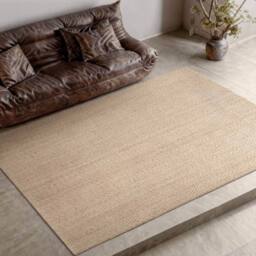 THE RUGS Villeroy & Boch 1851 Jute Rug Mirabelle Handwoven Chevron in Light Beige - Size: 200 cm x 300 cm - thumbnail 3