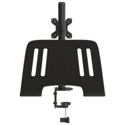 Berkfield Home Monitor Mount Black Steel VESA 75/100 mm - thumbnail 9