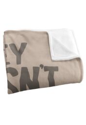 Warner Brothers Friends 152x127cm The More for Me Silky Touch Super Soft Throw Blanket in White - Size: 152x127 cm - thumbnail 3