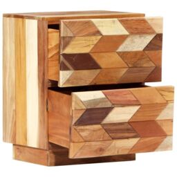 Bedside Cabinet 40x30x50 cm Solid Reclaimed Wood - thumbnail 3