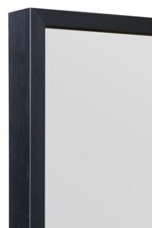 "MirrorOutlet Black Aluminium Edged Wall Mirror 47"" X 31"" 120 X 80CM - Size: 1 Pack" - thumbnail 6