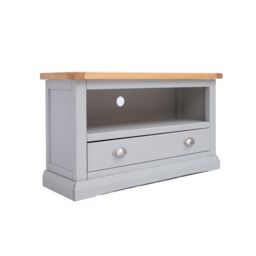 Cabinet Bits Loreo Light Grey 1 Drawer TV Cabinet Chrome Cup Handle - thumbnail 2