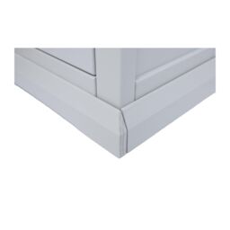 Cabinet Bits Loreo Light Grey 1 Drawer TV Cabinet Chrome Cup Handle - thumbnail 6