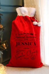Personalised Memento Company Personalised Special Delivery Red Sack - thumbnail 3
