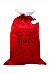 Personalised Memento Company Personalised Special Delivery Red Sack