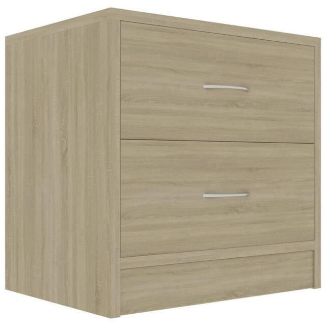 Berkfield Home Bedside Cabinet Sonoma Oak 40x30x40 cm Engineered Wood in Brown - Size: 40 x 30 x 40 cm - image 1