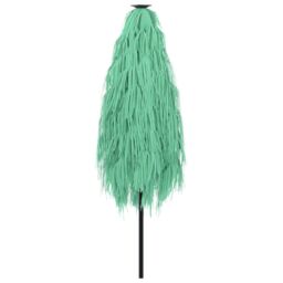 Berkfield Home Garden Parasol with Steel Pole Green 223x223x213 cm - Size: 223 x 223 x 213 cm - thumbnail 6