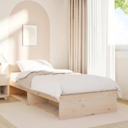 Berkfield Home Day Bed without Mattress 90x200 cm Solid Wood Pine in Brown - thumbnail 4