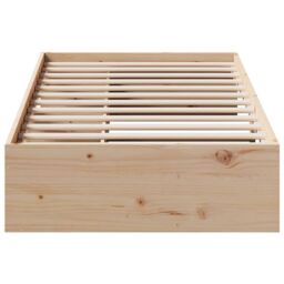 Berkfield Home Day Bed without Mattress 90x200 cm Solid Wood Pine in Brown - thumbnail 5