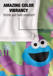 Sesame Street Furry Friends Forever Elmo Abby Cookie Monster Presents Silky Touch Super Soft Throw Blanket 152 X 127 cm in White - thumbnail 4