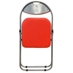Harbour Housewares Padded Folding Chairs Pack of 4 in Red - thumbnail 4