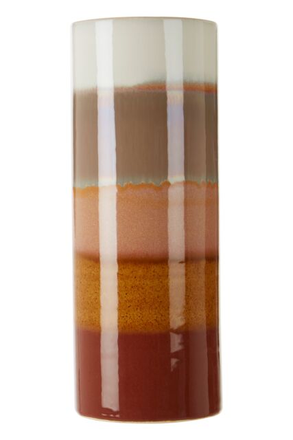 Orsina Sorrell Large Multicoloured Ceramic Vase in Brown - image 1
