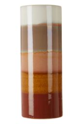 Orsina Sorrell Large Multicoloured Ceramic Vase in Brown