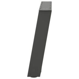Berkfield Home Coffee Table Legs U-Shaped 2 pcs Anthracite 70x(42-43) cm Steel in Black - thumbnail 6