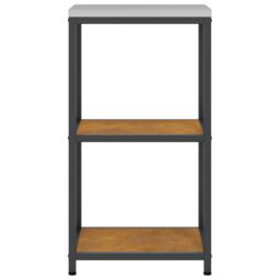 Berkfield Home Kitchen Storage Shelf with Storage Rusty Weathering steel in Brown - thumbnail 7