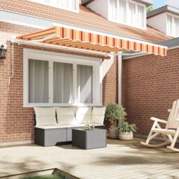 Berkfield Home Awning Replacement Fabric for 3.5x2 m Frame Multicolour Stripe - thumbnail 3