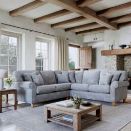 The Great Sofa Company Flora 2 Corner 2 Sofa Glory Anthracite in Mid Grey - thumbnail 1