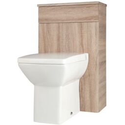 Clifton Sonoma Oak 500mm Bathroom Standing Unit in Light Oak - thumbnail 3