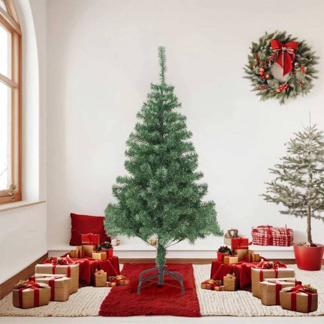 Berkfield Home Artificial Christmas Tree with Stand 180 cm 564 Branches in Green - image 1